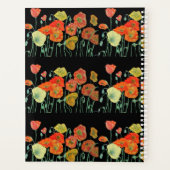 Orange Islande Poppies de pavot Fleurs florales (Dos)