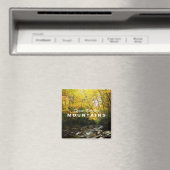 Orange Jaune Automne Great Smoky Mountains aimant (In Situ (Lave-vaisselle))