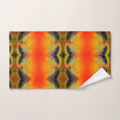 Orange kaléidoscopique (Serviette à main)