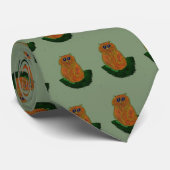 Orange Kitten sur la Cravate de l'âge (Roulé)