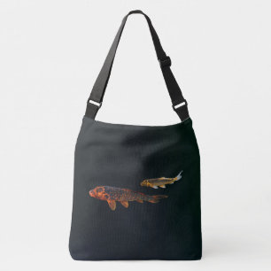 Orange Koi and Gold Koi Crossbody Tas