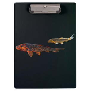 Orange Koi and Gold Koi Klembord