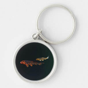 Orange Koi and Gold Koi Sleutelhanger
