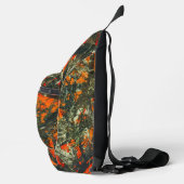 Orange Leaf Camouflage  Sling Bag (Rechts)