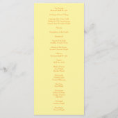 Orange Light Yellow Peony Rose Programmes de maria (Dos)