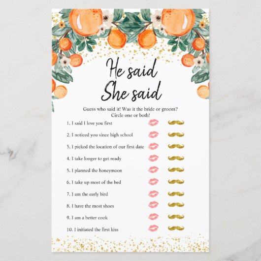 Orange main squeeeeil dit qu'elle a dit carte de j (Devant)