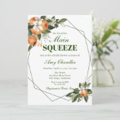 Orange Main Squeeze Bridal Shower Invitation (Debout devant)