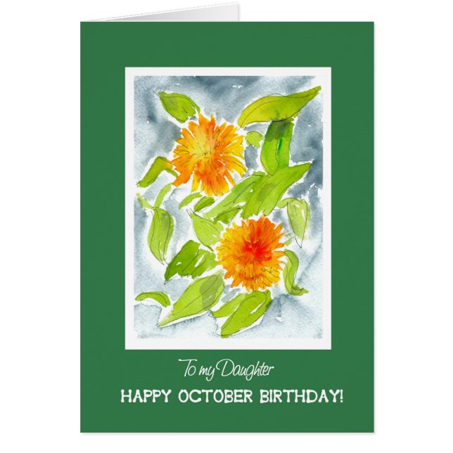 Orange Marigolds for Daughter October Birthday (Devant)