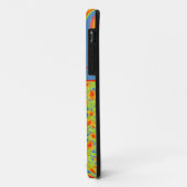 Orange Marigolds, Stripes iPhone 5/5 s Coque (Dos/Gauche)