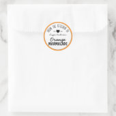 Orange moderne de la cuisine du Étiquette (Sac)