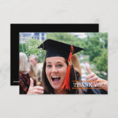 Orange moderne du Merci | d'obtention du diplôme (Devant / Derrière)