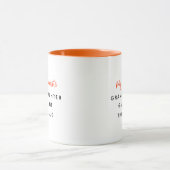 Orange Mon Favori M'A Donné Cette Mug (Centre)