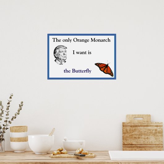 Orange Monarch Poster (Cuisine)