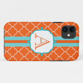 Orange Monogramme Téléphone 5 Coque (Dos (Horizontal))