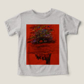 Orange Moon Landscape (Design Recto)