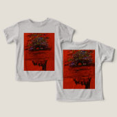 Orange Moon Landscape (Design Recto & Verso)