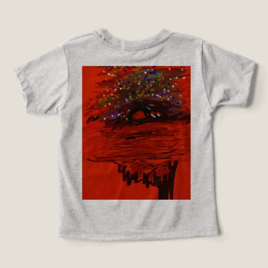 Orange Moon Landscape (Design Verso)