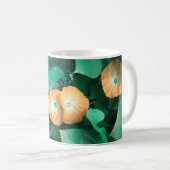 Orange Morning Glories Mug (Devant droit)
