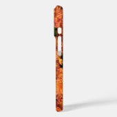 Orange Mums iPhone 16 Coque (Verso / Gauche)