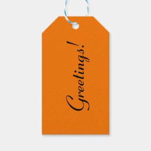 Orange n°1, Étiquette cadeau Orange