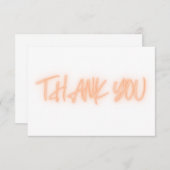 Orange Néon Merci Branché (Devant / Derrière)