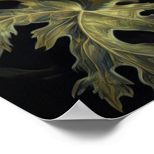 Orange Oriental Poppy Fleurs Art Imprimer Poster (Coin)