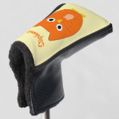 Orange Owl Design Golfheadcover (3/4 voorkant)