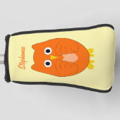 Orange Owl Design Golfheadcover (Voorkant)
