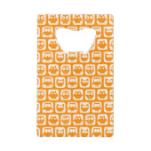 Orange Owls Custom Monogramme (Dos)