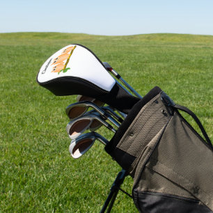 Orange Owls Design Gepersonaliseerd Golfheadcover