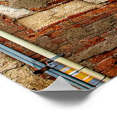 ORANGE PAINTED BUILDING FACADE POSTER (Hoek)