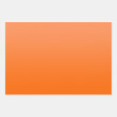 Orange & Pale Orange Subtle & Elegant Gradient  Inpakpapier Vel (Voorkant 2)