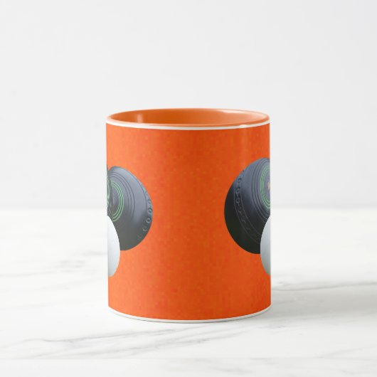 Orange Pelouse Bowles Combo Café Mug (Centre)