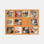 ORANGE Photo Couverture Collage Instagram Gold (Devant (Horizontal))