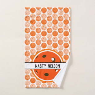 Orange Pickleballs Personnalisé Pickleball Court