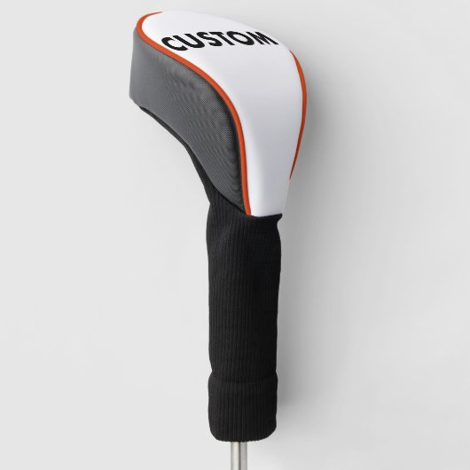 ORANGE Piping Custom Golf Driver Headcover Blank (Schuin)