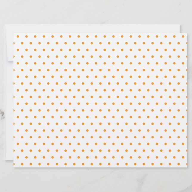 Orange Polka Dots Preppy Crafts Multi Use (Voorkant)