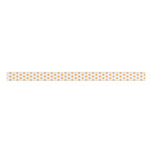 Orange Polka Dots Preppy Multi Use Grosgrain Lint (Voorkant)