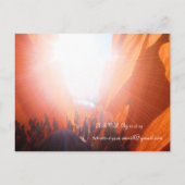 Orange Poppy Mariage Invitations et Faveurs (Dos)