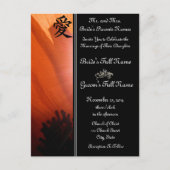 Orange Poppy Mariage Invitations et Faveurs