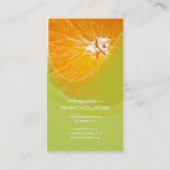 Orange, produire des cartes de visite (Dos)