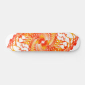 Orange Psychedelic Spirals: Skateboard (Horizontaal)