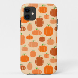 Orange pumpkins iPhone 11 hoesje