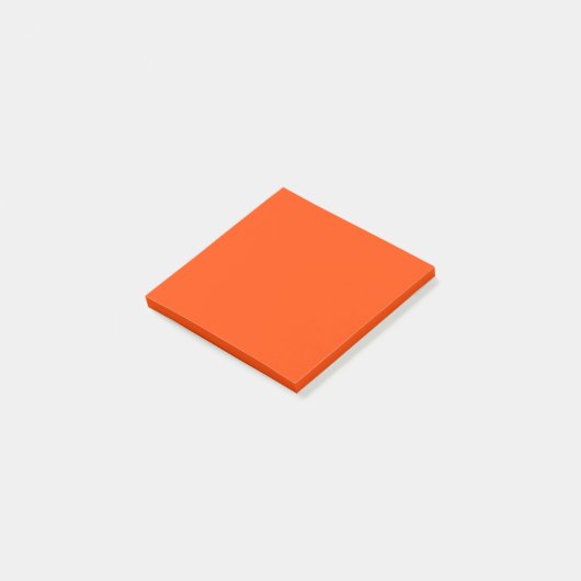Orange Red Simple 3" x 3" Post-it® Notes (Schuin)