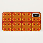 orange rétro 1970 Coque-Mate coque iphone (Dos (Horizontal))