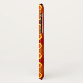 orange rétro 1970 Coque-Mate coque iphone (Dos/Gauche)