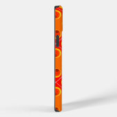 orange rétro 1970 Coque-Mate coque iphone (Verso / Droite)