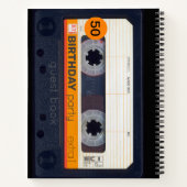 Orange Retro Audiotape 50e anniversaire Livre d'or (Dos)