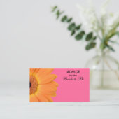 Orange & rose Gerber Daisy Conseil pour la mariée (Debout devant)
