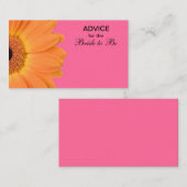 Orange & rose Gerber Daisy Conseil pour la mariée (Devant / Derrière)